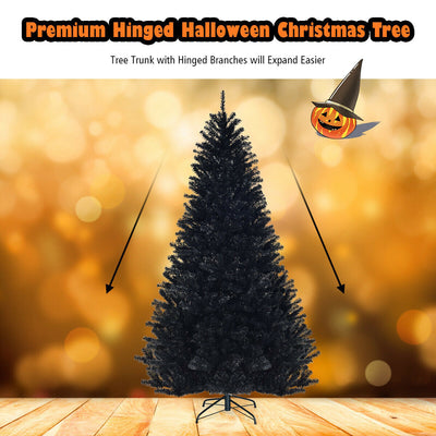 7.5 ft Hinged Artificial Halloween Christmas Tree