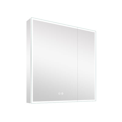 36"x30" LED Bathroom Medicine Cabinet with Lights, Medicine Cabinet with Mirror, Defogger, Dimmer, Memory Function, Anodized Aluminum