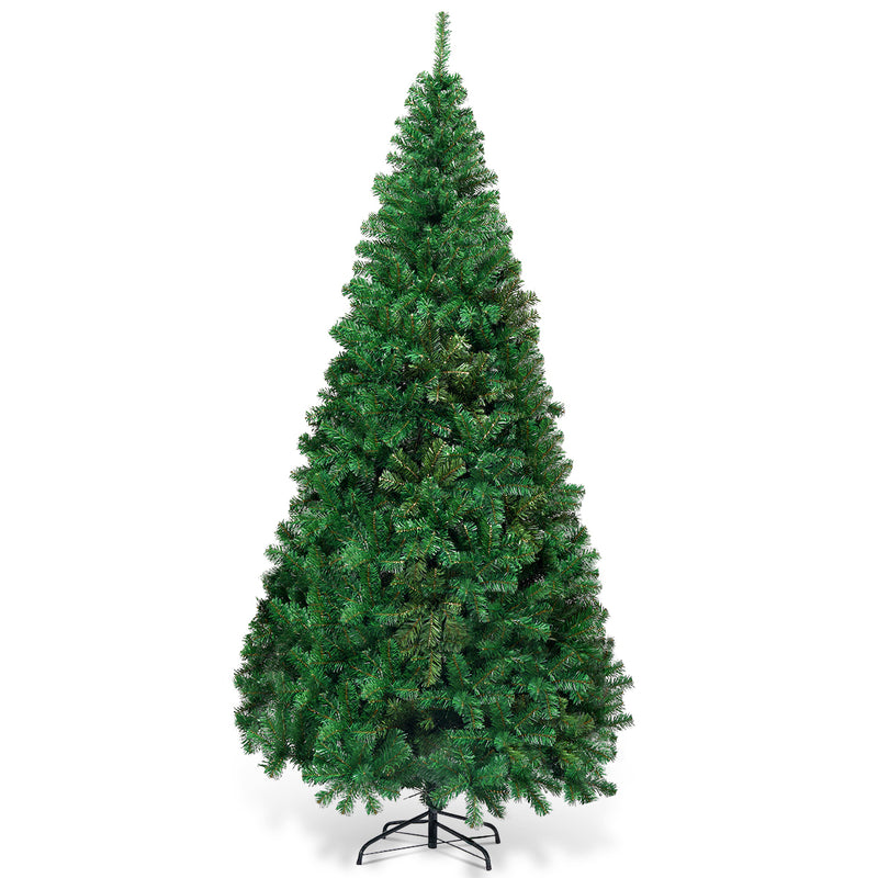 Artificial PVC Hinged Christmas Tree with Solid Metal Stand