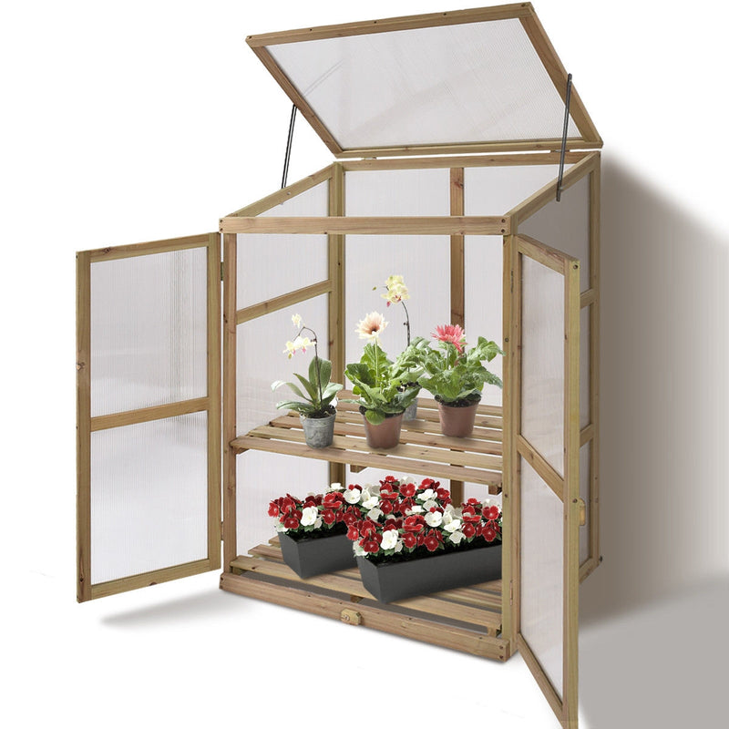 Portable Wooden Greenhouse for Garden