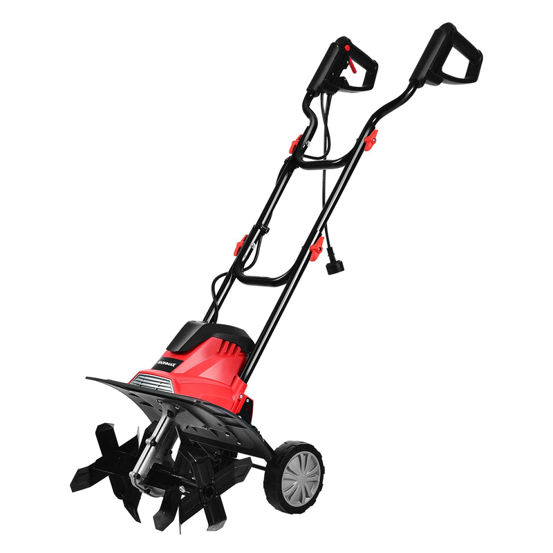 14-Inch 10 Amp Corded Electric Tiller and Cultivator 9&