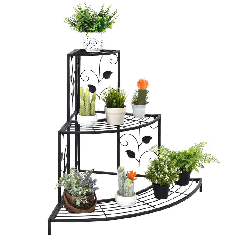3-Tier Shelf Flower Plant Display Stand Rack