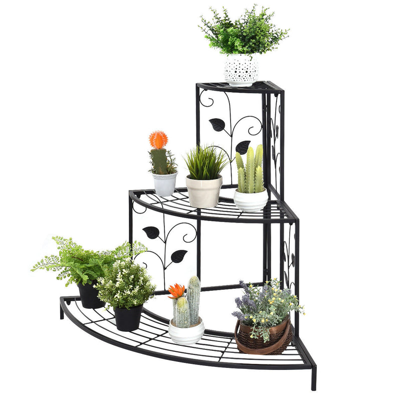 3-Tier Shelf Flower Plant Display Stand Rack