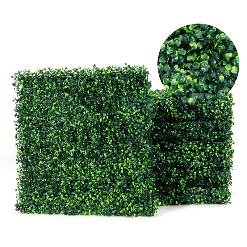 12 Pieces Artificial Boxwood Panels for Wedding Decor Fence Backdrop Be the first to review this produc