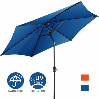9 ft Patio Outdoor Umbrella with Crank