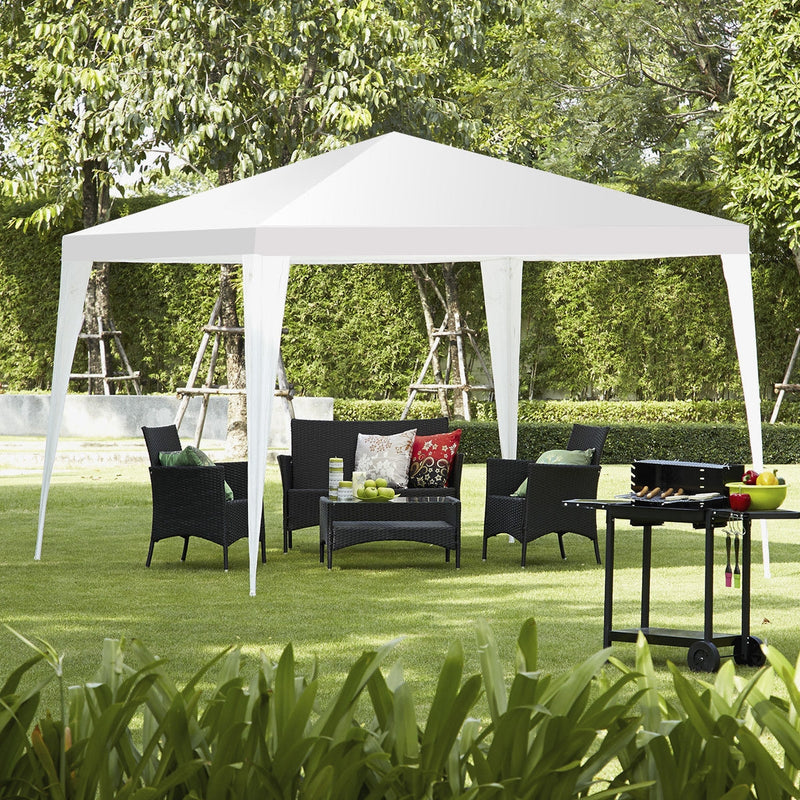 10 x 10 Ft Outdoor Wedding Party Canopy Tent for Backyard