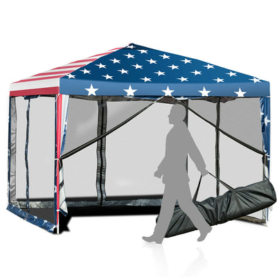Outdoor 10'x 10' Pop-up Canopy Tent Gazebo Canopy