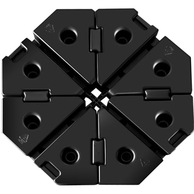 4 Pcs Patio Cantilever Offset Umbrella Weights Base Plate Set