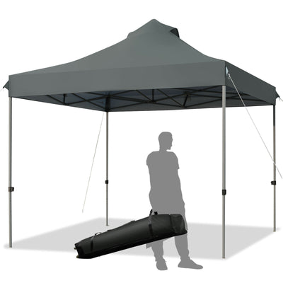 10' x 10' Portable and Adjustable Pop Up Canopy with Roller Bag