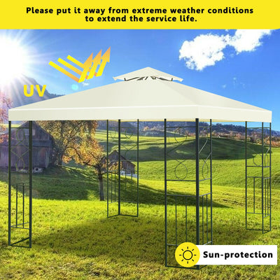 2-Tier 10' x 10' Patio Gazebo Canopy Tent