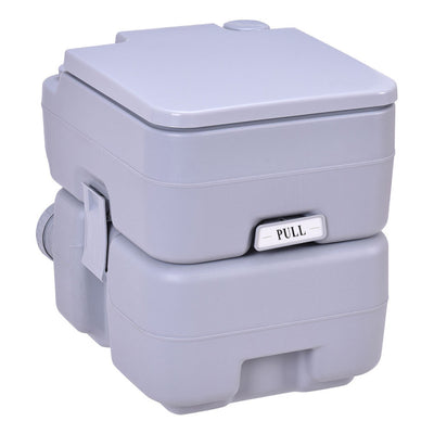 5 Gallon 20 L Outdoor/Indoor Potty Commode Portable Flush Toilet
