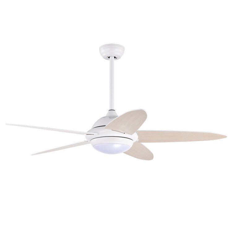 52 Inch Ceiling Fan with Lights and 3 Lighting Colors