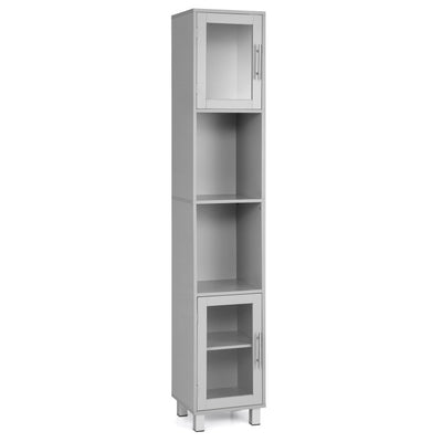 71 Inch Tall Tower Bathroom Storage Cabinet and Organizer Display Shelves for Bedroom