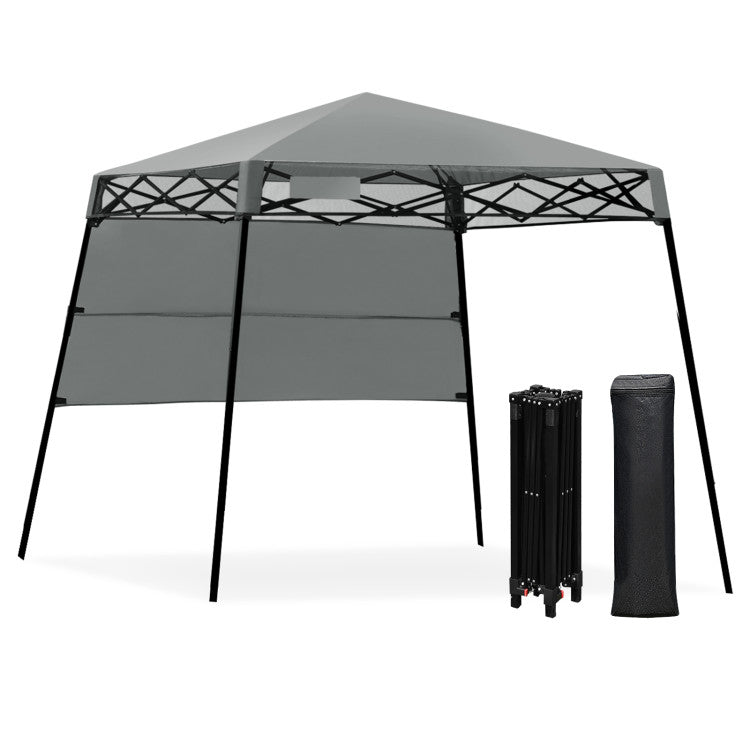 7 x 7 Ft Stand Adjustable Portable Canopy Tent with Backpack