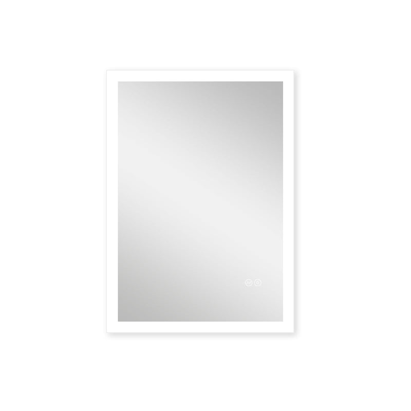 20-in W x 28-in H LED Lit Mirror Rectangular Fog Free Frameless Bathroom Vanity Mirror