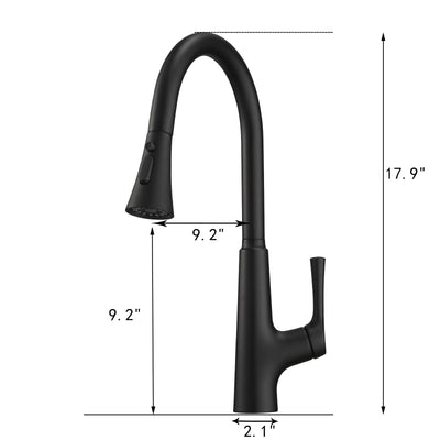 Single Handle Touch Pull Down Sprayer Kitchen Faucet with 360 Rotation