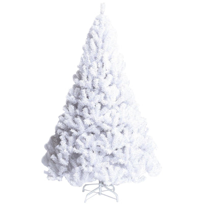 Artificial PVC Hinged Pine Snow-flocked Christmas Tree with Metal Stand