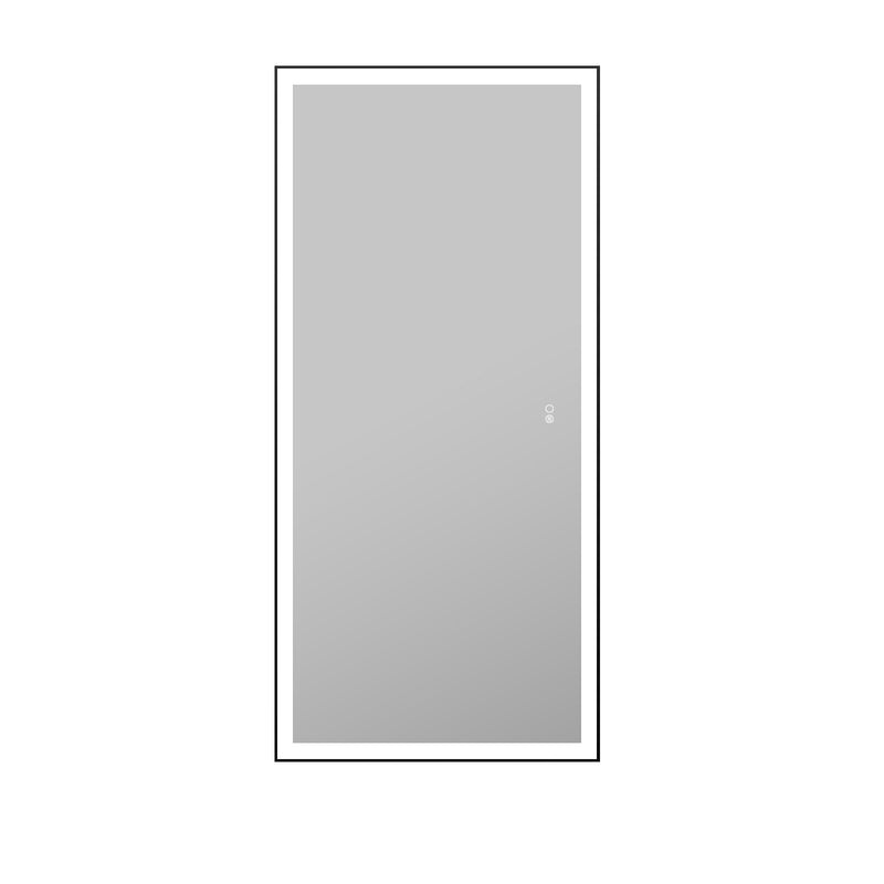 60 in. W x 28 in. H Aluminium Framed Rectangular LED Light Bathroom Vanity Mirror