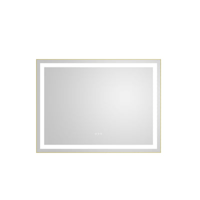 48 in x 36 in LED Lighted Bathroom Wall Mounted Mirror with High Lumen+Anti-Fog Separately Control