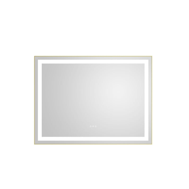 48 in x 36 in LED Lighted Bathroom Wall Mounted Mirror with High Lumen+Anti-Fog Separately Control