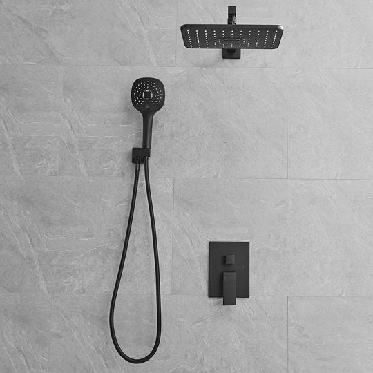 Single-Handle 2-Spray of Rain Shower Head System Shower Faucet and Handheld Shower Kit