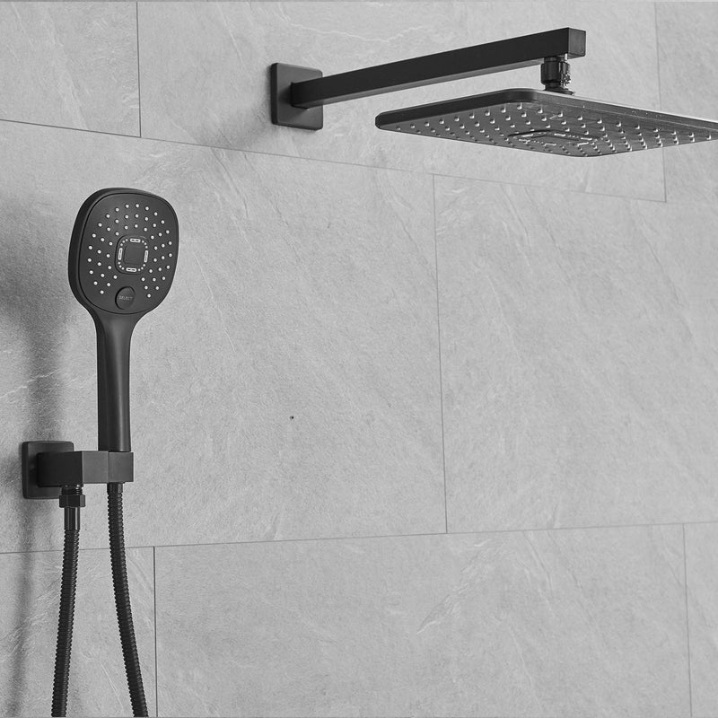 Single-Handle 2-Spray of Rain Shower Head System Shower Faucet and Handheld Shower Kit