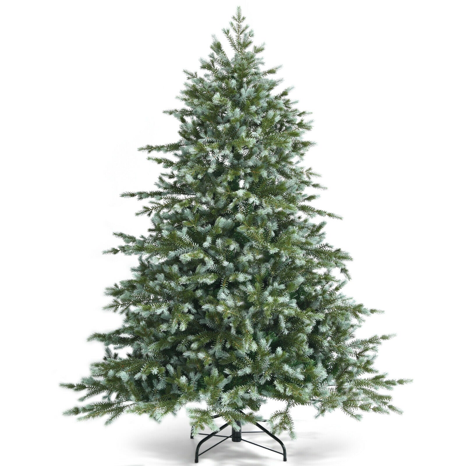 6 Feet Artificial Christmas Spruce Hinged Tree – Forclover