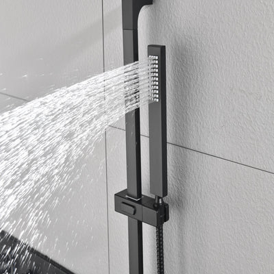 Waterfall Rainfall Showerhead Thermostatic Shower System