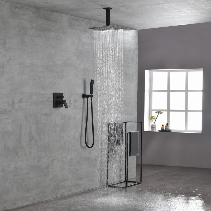 Ceiling Mounted Rainfall Shower Head Faucet