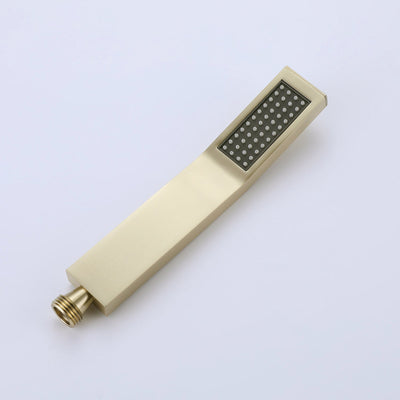 Wall Mounted Brushed Gold Stainless Steel thin Shower Head