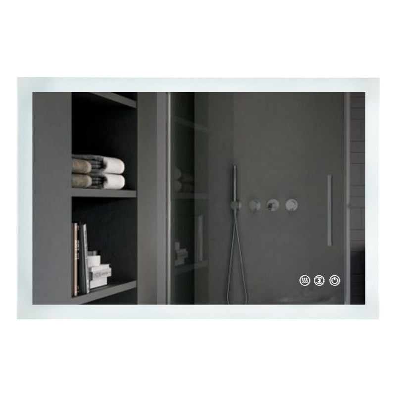 40-in W x 24-in H x 1.5-in D LED Bathroom Mirror
