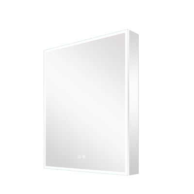 20"x30" LED Bathroom Medicine Cabinet with Lights with Mirror, Defogger, Dimmer, Memory Function, Left Side