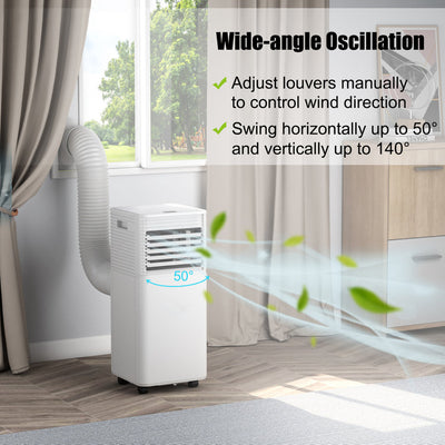 8000 BTU 3-in-1 Portable Air Conditioner Cooler Fan Dehumidifier Remote control with Window kit