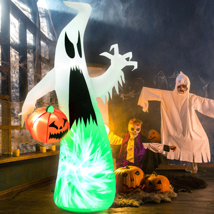 Inflatable Ghost Puppet 6 Feet Halloween Inflatable Ghost with Built-in LED and Blower – Forclover