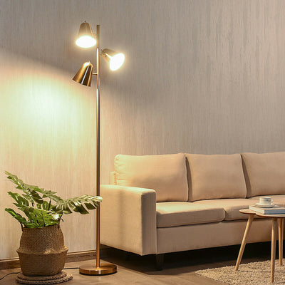 64 Inch 3-Light LED Floor Lamp Reading Light for Living Room Bedroom