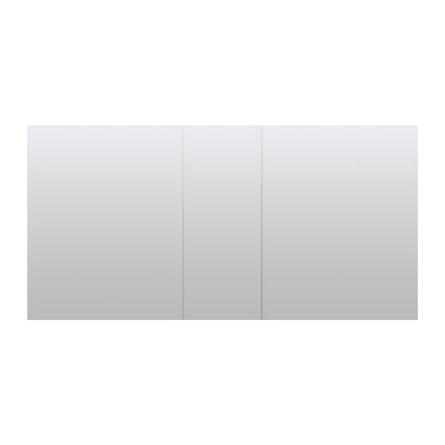 60 in. x30 in. Copper-Free Tri-Views Mirror Medicine Cabinet with Adjustable Shelves and 3 Doors