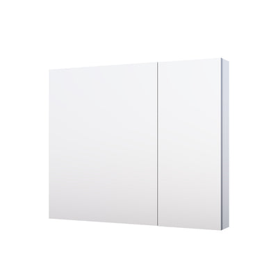 36 in. x30 in. Copper-Free Tri-Views Mirror Medicine Cabinet with Adjustable Shelves and and Dual Swing Doors