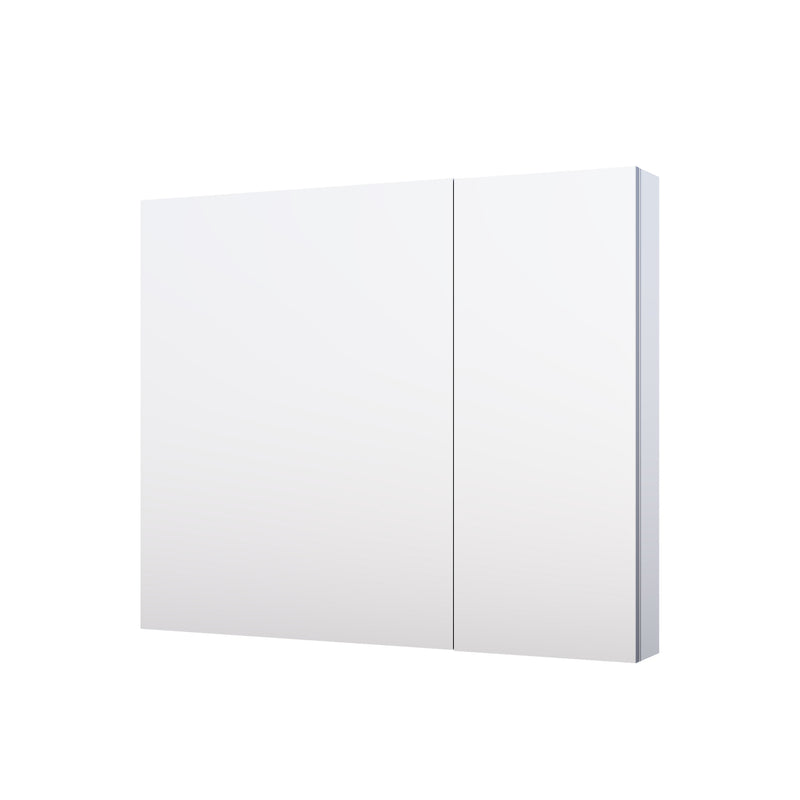 36 in. x30 in. Copper-Free Tri-Views Mirror Medicine Cabinet with Adjustable Shelves and and Dual Swing Doors