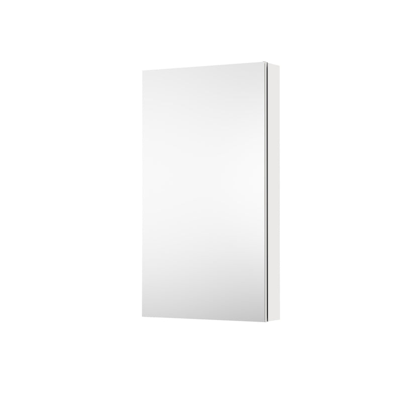 20 in. ×36 in. Copper-Free Tri-Views Mirror Medicine Cabinet, Recessed/Surface Mount and Right Swing Door
