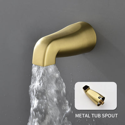 Dual Heads Shower Faucet with 5-Spray Function Shower System, 2.5GPM