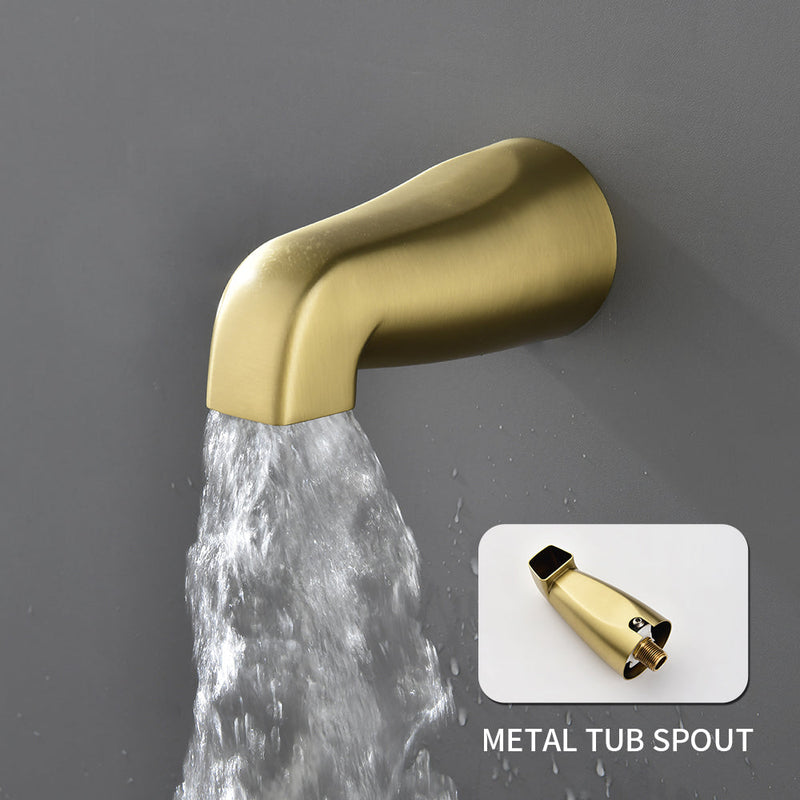 Dual Heads Shower Faucet with 5-Spray Function Shower System, 2.5GPM