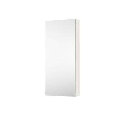 16 in. ×36 in. Copper-Free Tri-Views Mirror Medicine Cabinet, Recessed/Surface Mount and Right Swing Door