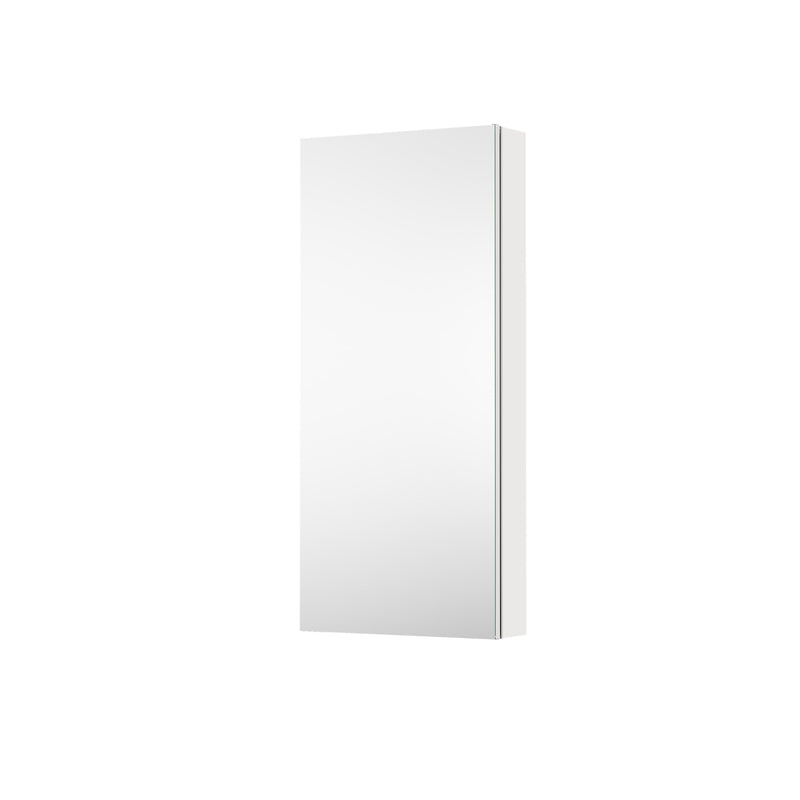 16 in. ×36 in. Copper-Free Tri-Views Mirror Medicine Cabinet, Recessed/Surface Mount and Right Swing Door