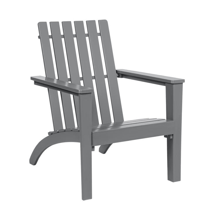 Outdoor Durable Patio Acacia Wood Adirondack Lounge Armchair