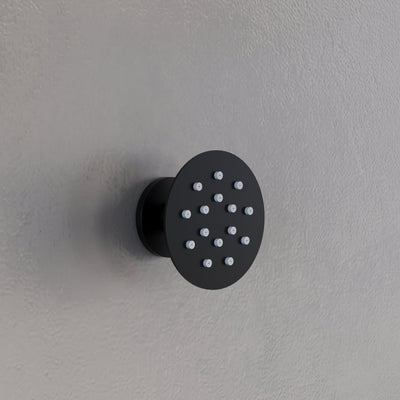 Thermostatic 3-Function Shower System with 10" Ultra-Thin Round Shower Head, Handheld & Body Jets, Solid 304 Stainless Steel
