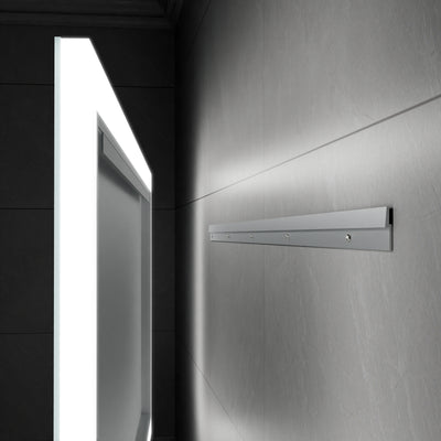 20-in W x 28-in H LED Lit Mirror Rectangular Fog Free Frameless Bathroom Vanity Mirror