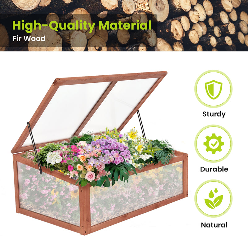 Portable Wooden Greenhouse for Garden