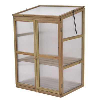 Portable Wooden Greenhouse for Garden