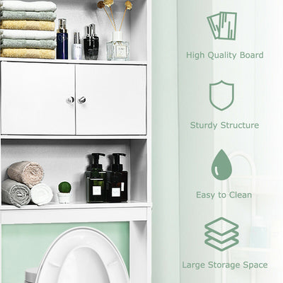 Multifunctional Bathroom Cabinet over-the-Toilet Shelf Storage Rack