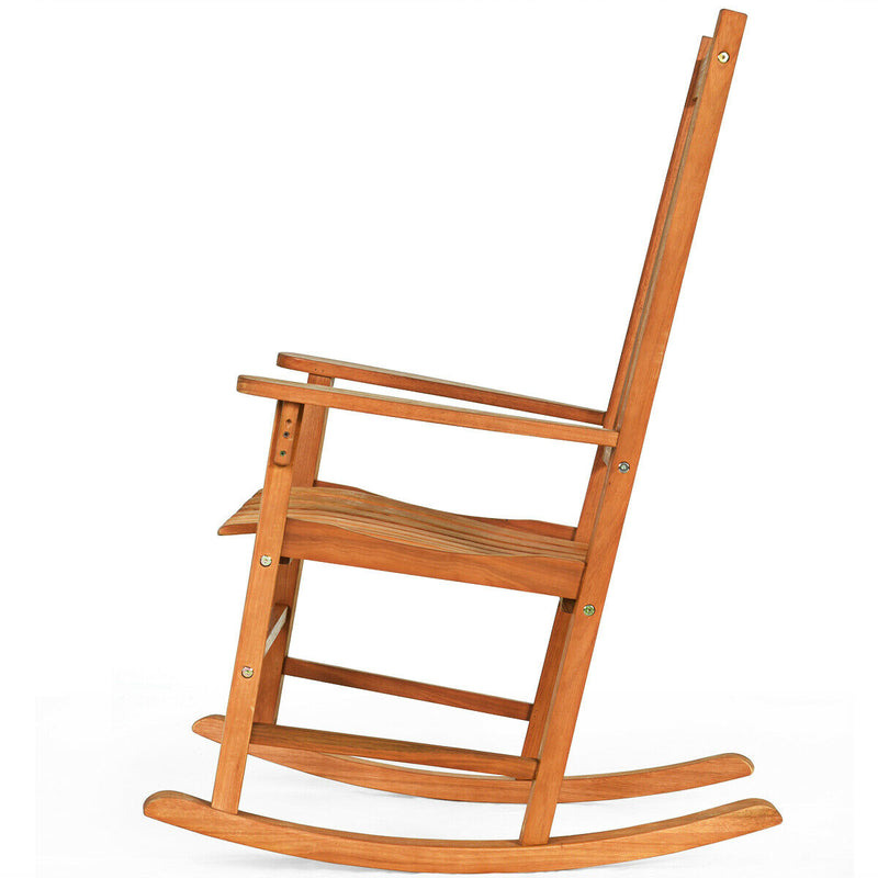 Outdoor Rocking Chair Single Rocker for Patio Deck